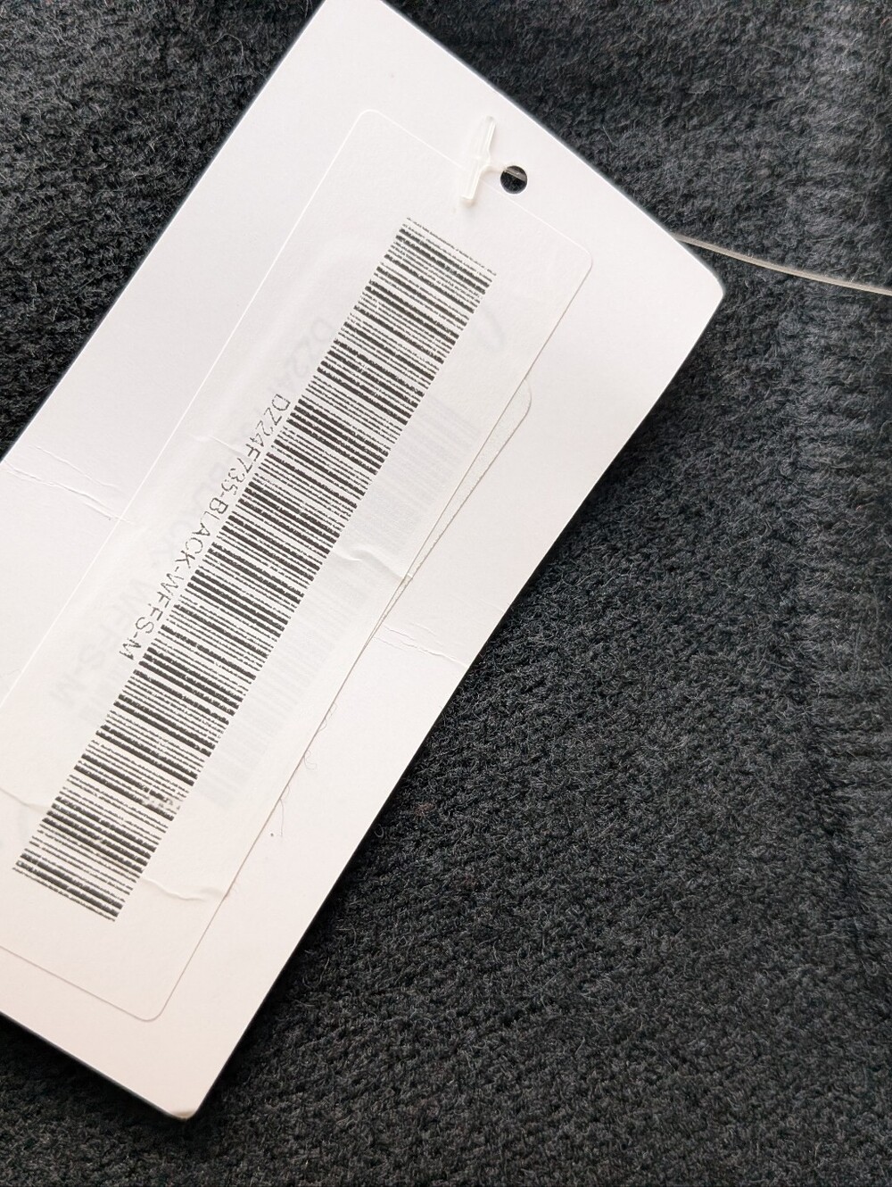 NWT 12th Tribe Margot Black Asymmetrical Sweater - Picture 5 of 5